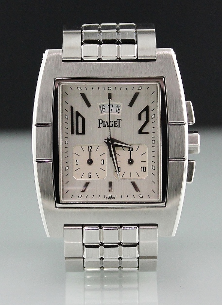 (image for) A PIAGET STAINLESS STEEL UPSTREAM CHRONOGRAPH